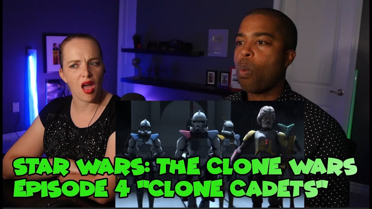 My Wife's First Time Watching Star Wars: The Clone Wars Episode 4 "Clone Cadets" REACTION 🔥