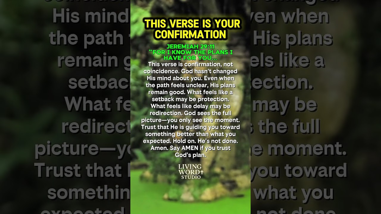 This Is Your Confirmation 