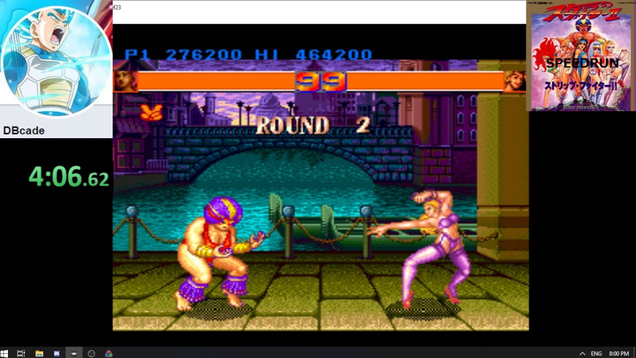 Strip Fighter 2 - Arcade Easy Mode - Speedrun in 7:04 PB by DBcade