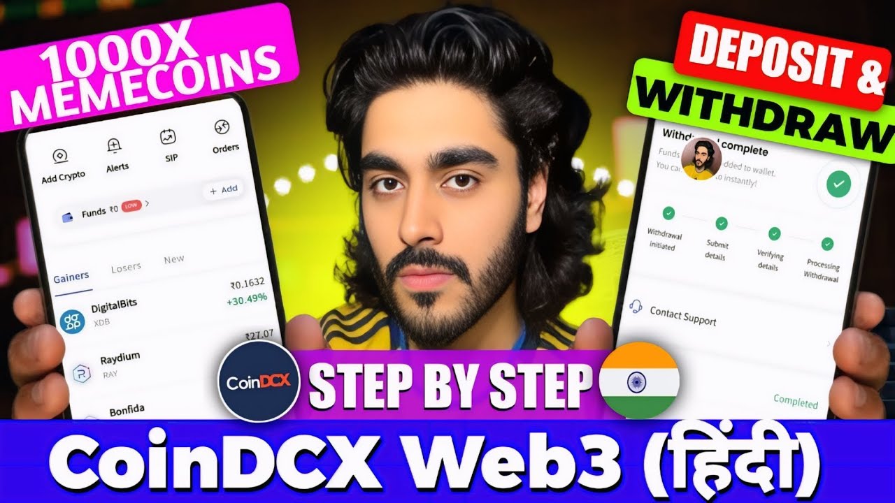 Web3 CoinDCX tutorial (Hindi) No tax | MEME Token Trading with INR₹ 🇮🇳 ...