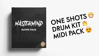 MASTERMIND SUPER PACK By Exclusive Heat (ONE SHOTS + DRUM KIT + MIDI PACK)