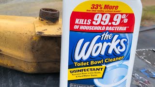 Caterpillar D4 pony motor cleaning with “The Works”