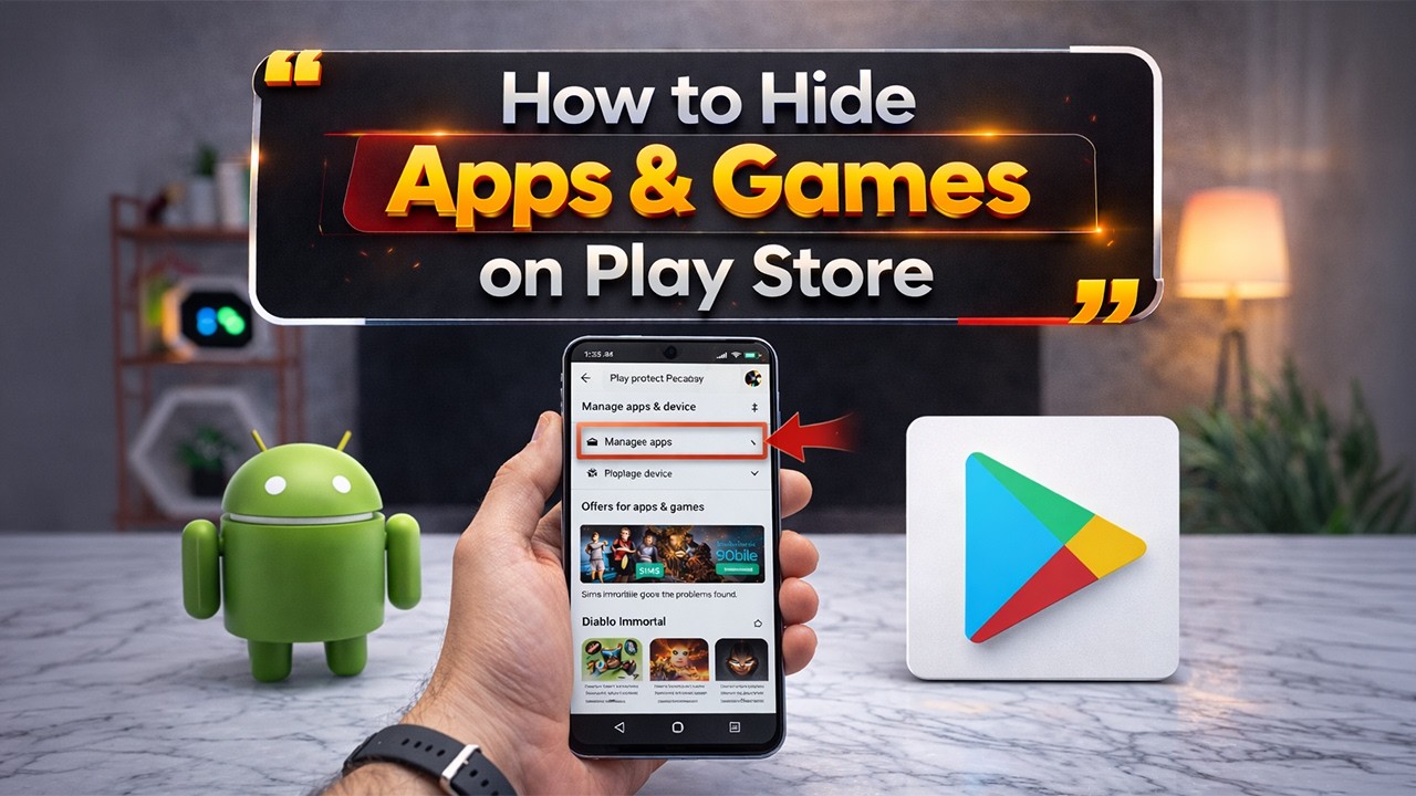 How To Hide Apps And Games on Play Store? - YouTube