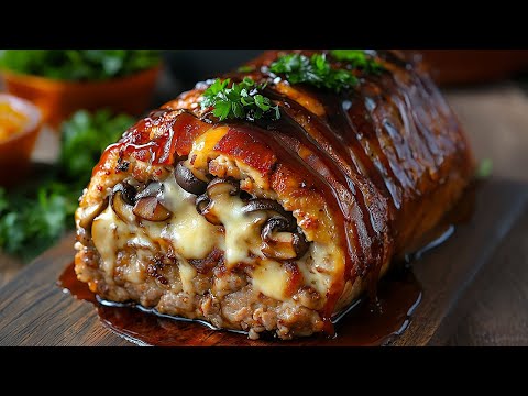 Habe Gerade 5 Dieser Hackbraten Gemacht🤩Die Familie Kann Nicht Genug Davon Bekommen!Einfaches Rezept