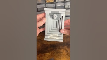 Day 668 of building a silver play button out of LEGO until I get a real one #lego #playbutton #short