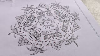 2 தை பொங்கல் கோலம் designs for beginners. Appartment kolam. Colour kolam, Pongal rangoli. Muggulu