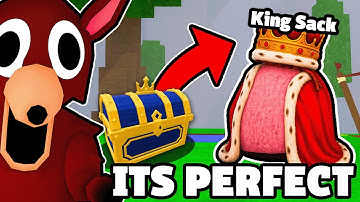 I got THE FIRST KING SACK IN 99 NIGHTS!