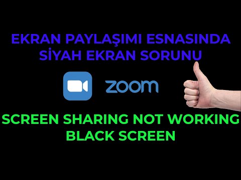 Video Zoom Siyah Ekran Sorunu Çözümü - How To Fix Zoom... - youtube