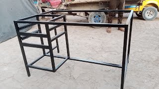Table simple design 1+1/how to make Table/// RAMZAN STEEL WORKS