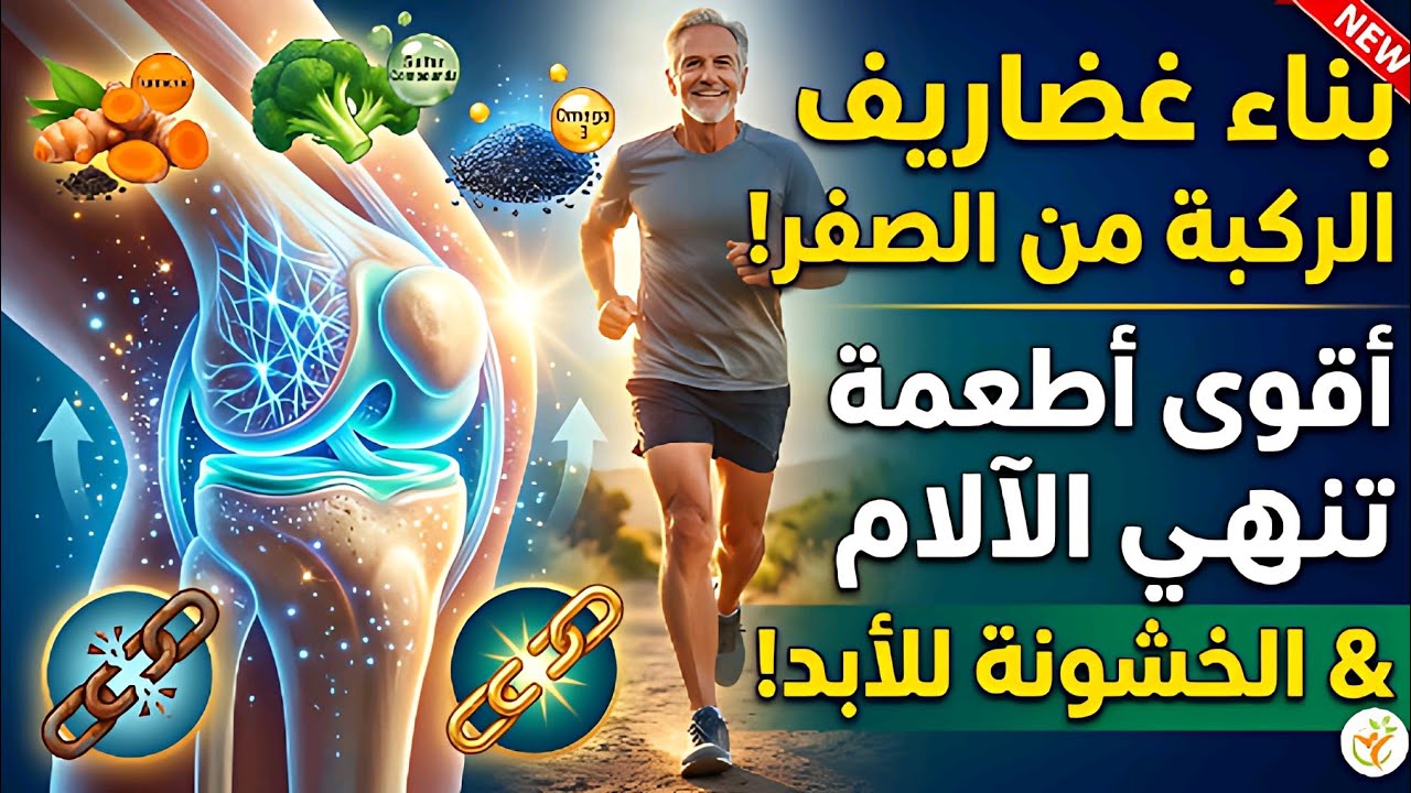 بناء غضاريف الركبة في90 يوماً:أقوى4 أطعمة تنهي الآلام والخشونة وتغنيك عن المسكنات!وداعا للصدأ الجسدي