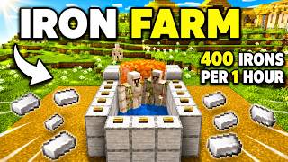 EASY IRON FARM for Minecraft 26.4+/1.21+