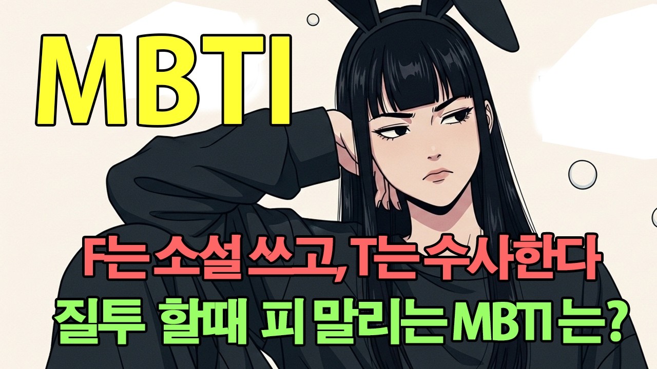 MBTI별 질투할 때 머릿속에서 벌어지는 일