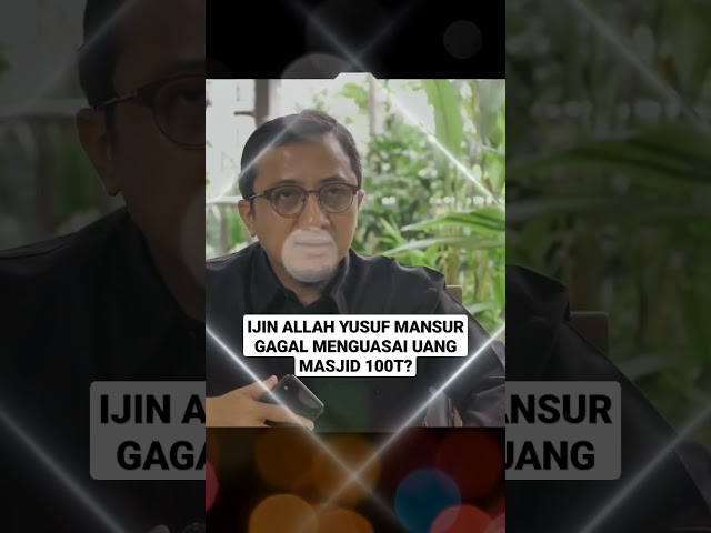 YUSUF MANSUR GAGAL KUASAI UANG MASJID 100T? class=