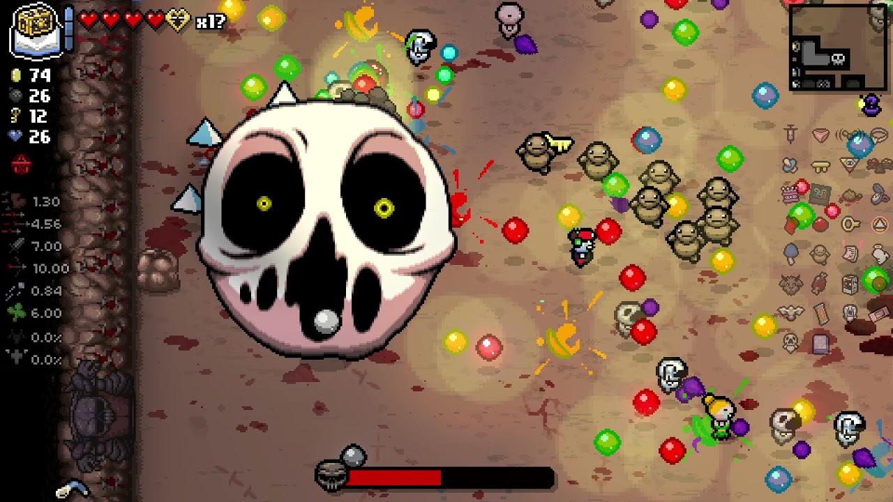 TBOI Repentance OP Combo Box of Friends + Book of Virtues SEVEN FARTING