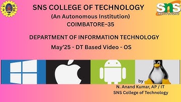DT Based Video - Con-Implementation |Operating Systems | SNS Institutions