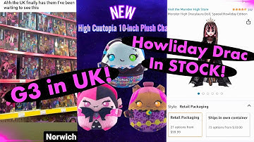 🎀💀MONSTER HIGH💀🎀| NEWS 2022 ❗️|G3 FOUND in UK, Howliday Draculaura back in STOCK & MORE! 🍵🔥