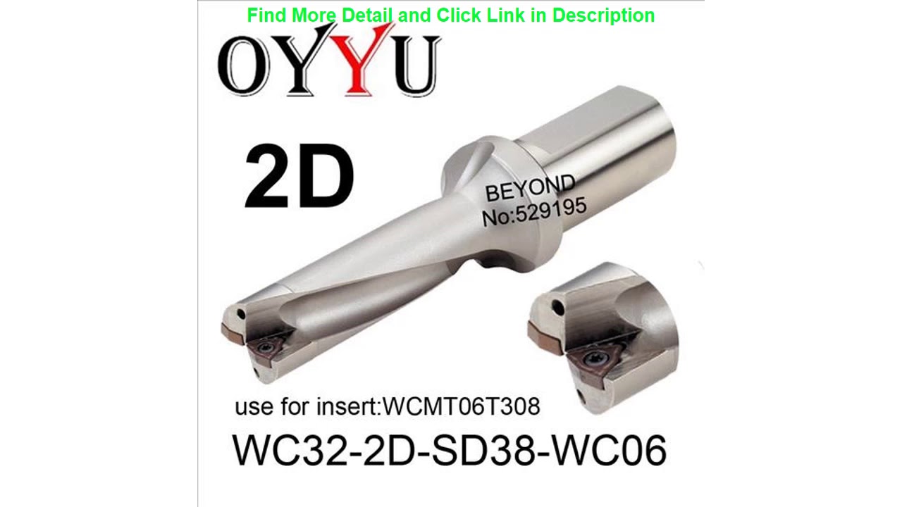 WC32-2D-SD38-WC06 WCindexable insert drill U Drilling Shallow Hole indexable insert drills Cooling
