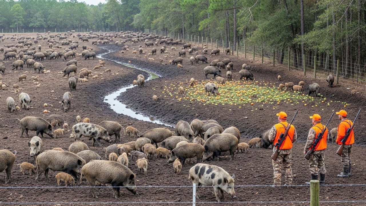 Agricultores dos EUA Criam Milhões de Javalis para Carne e para Proteger suas Lavouras