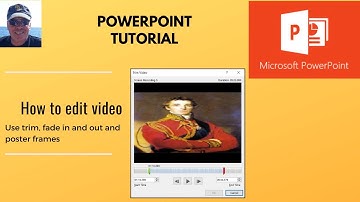 Edit a video in Microsoft PowerPoint.  Edit video
