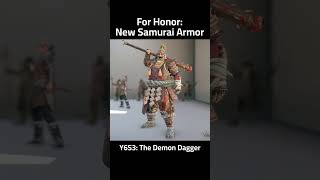 New Samurai Armor Sets | For Honor Y6S3 The Demon Dagger