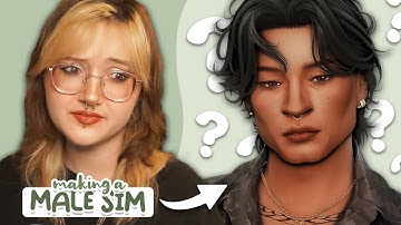 Attempting to make a MALE SIM...☠️ + CC List | Sims 4 Create a Sim Challenge