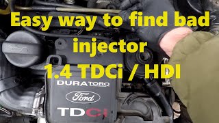 Easy Injector Fault Diagnosis & Fix - Ford Fiesta 1.4TDCi (Peugeot/Citroen 1.4HDI/Mazda MZ-CD/CiTD)