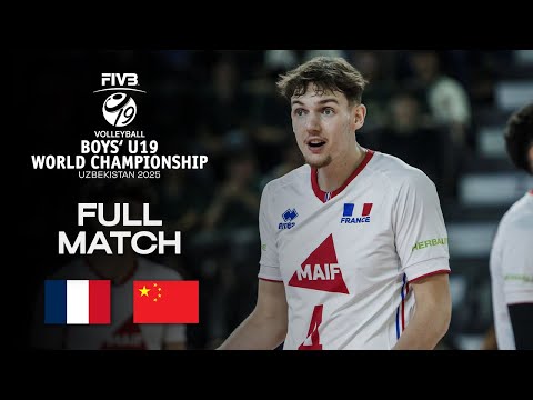 France vs. China - Pool B | Boys' U19 World Champs 2025