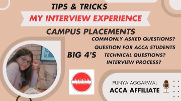 My INTERVIEW Experience | Tips & Tricks | ACCA | @beingacca