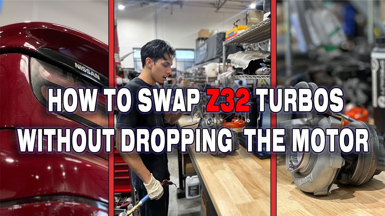 Как поменять турбины на 300zx, не снимая двигатель