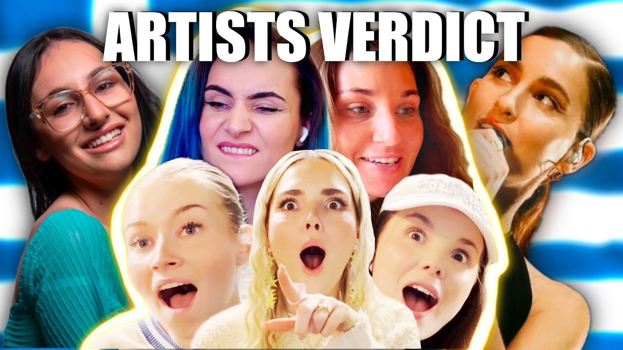 MGP25 ARTISTS REACT TO GREEC FAVORITES: KLAVDIA & EVANGELIA 🇬🇷 | Ethnikós Telikós 2025 | REVIEW