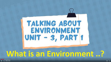 Functional-English-II | Course Code 221 | Unit 03 | program 5 | Talking about Environment | AIOU