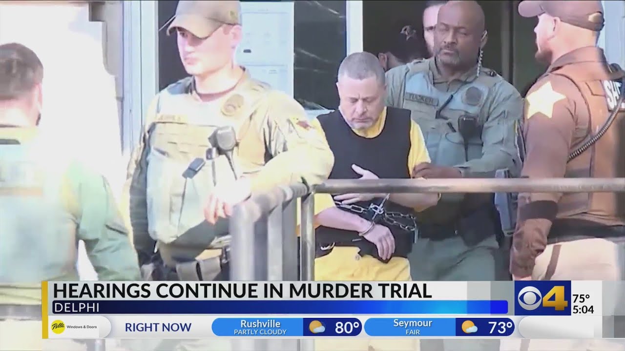 Hearings continue in day two of Richard Allen's murder trial - YouTube