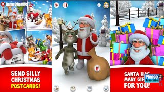 Talking Santa Android İos  Free Game GAMEPLAY VİDEO screenshot 2