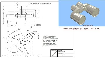 Field Glass Fun || Solid Edge Tutorial