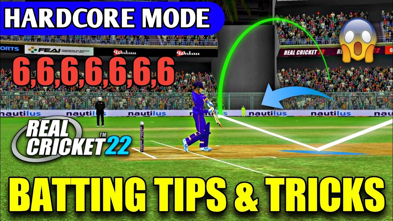 🔥Real Cricket 22 Batting Tips & Tricks Rc22 How To Hit Six Perfectly
