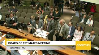 Board of Estimates Meeting; August 28, 2019