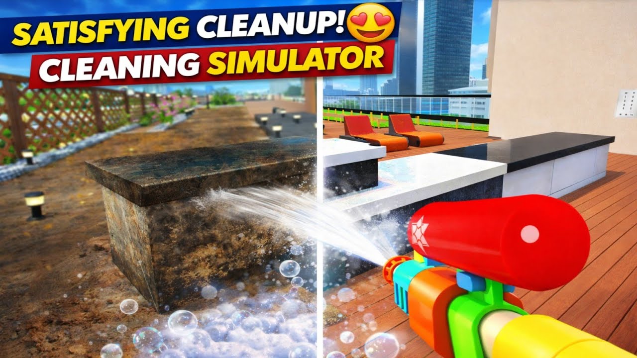 𝐒𝐚𝐭𝐢𝐬𝐟𝐲𝐢𝐧𝐠 𝐂𝐥𝐞𝐚𝐧𝐮𝐩 🤠🧼 𝐂𝐥𝐞𝐚𝐧𝐢𝐧𝐠 𝐒𝐢𝐦𝐮𝐥𝐚𝐭𝐨𝐫 𝐆𝐚𝐦𝐞𝐩𝐥𝐚𝐲 𝐉𝐨𝐛| 