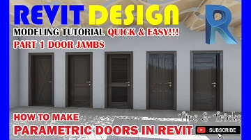 RD037. How to make a Parametric Doors in Revit. Part 1 Door Jambs.