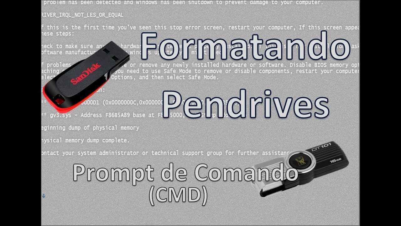 Como Formatar Pendrive pelo CMD (Prompt de Comando) no Windows