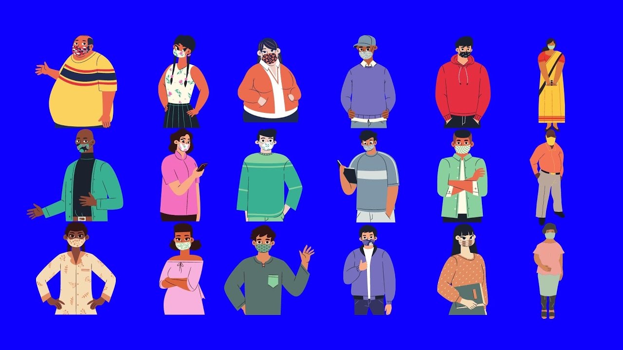 FACE MASK Green Screen Effects PACK 2 YouTube