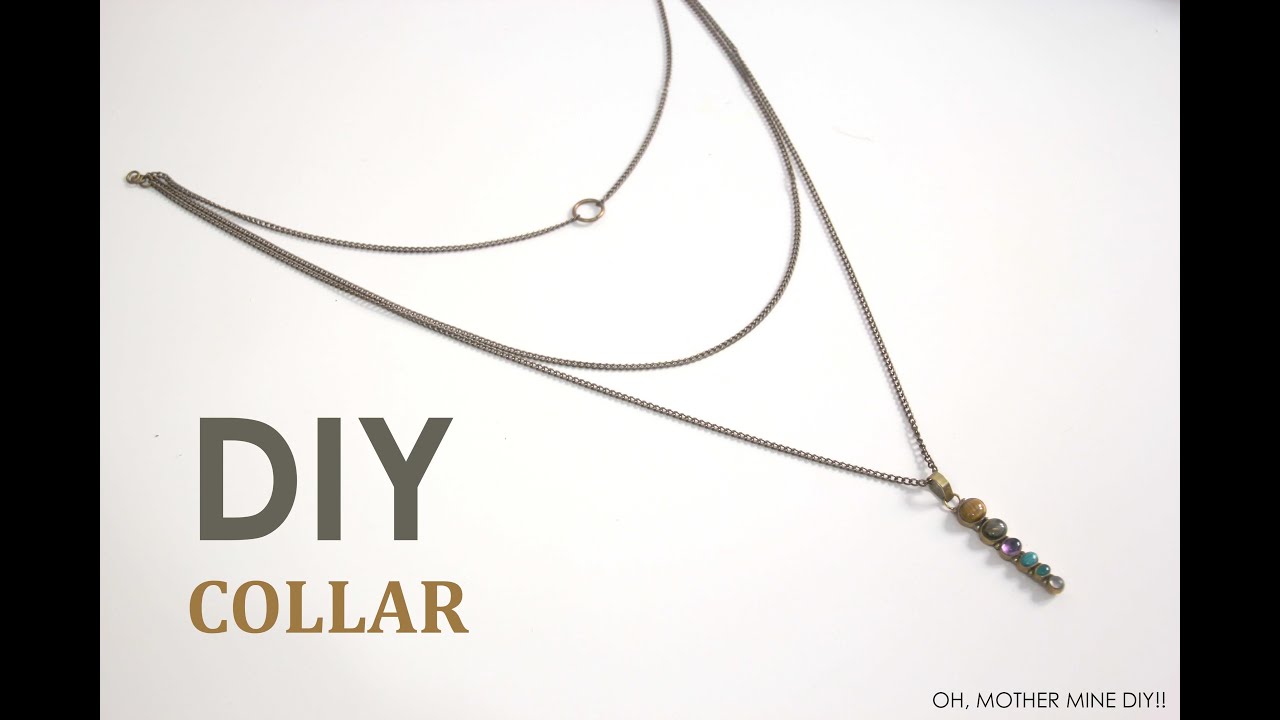 DIY Collar varias alturas