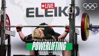 LIVE Powerlifting World Classic Open Championships | Men's 105kg & 120kg GROUP A