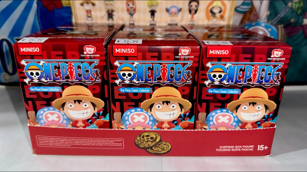 Miniso x One Piece Blind Box Full Set Review - YouTube