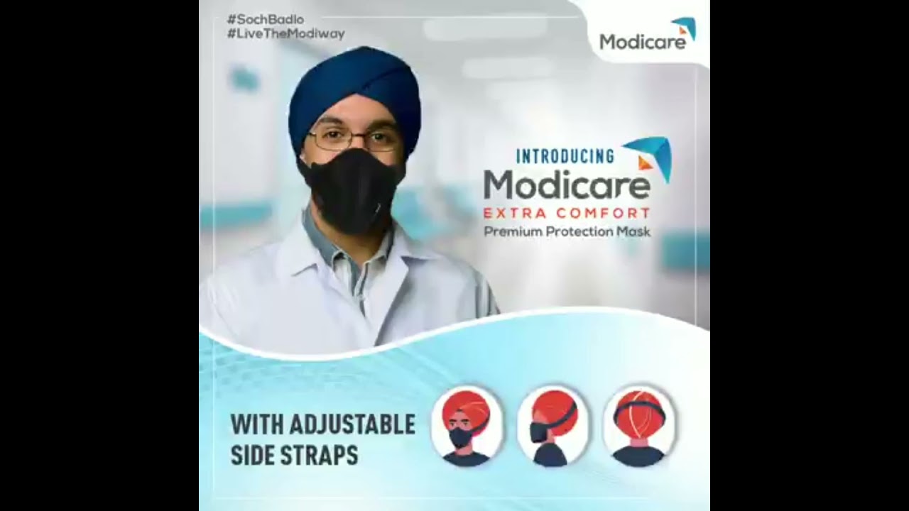 Modicare... Premium Protection Five Layer Mask