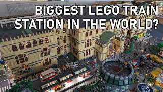 Gigantic LEGO Creation: Is This Train Station the Biggest on Earth?