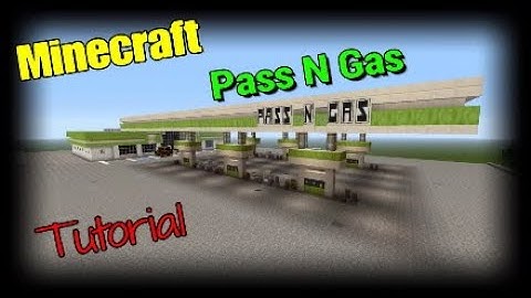 Minecraft Gas Station Tutorial "Pass-n-Gas"