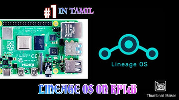 HOW TO INSTALL LINEAGE OS (ANDROID)ON RASPBERRY PI 4 IN TAMIL.(ANDROID TV)!
