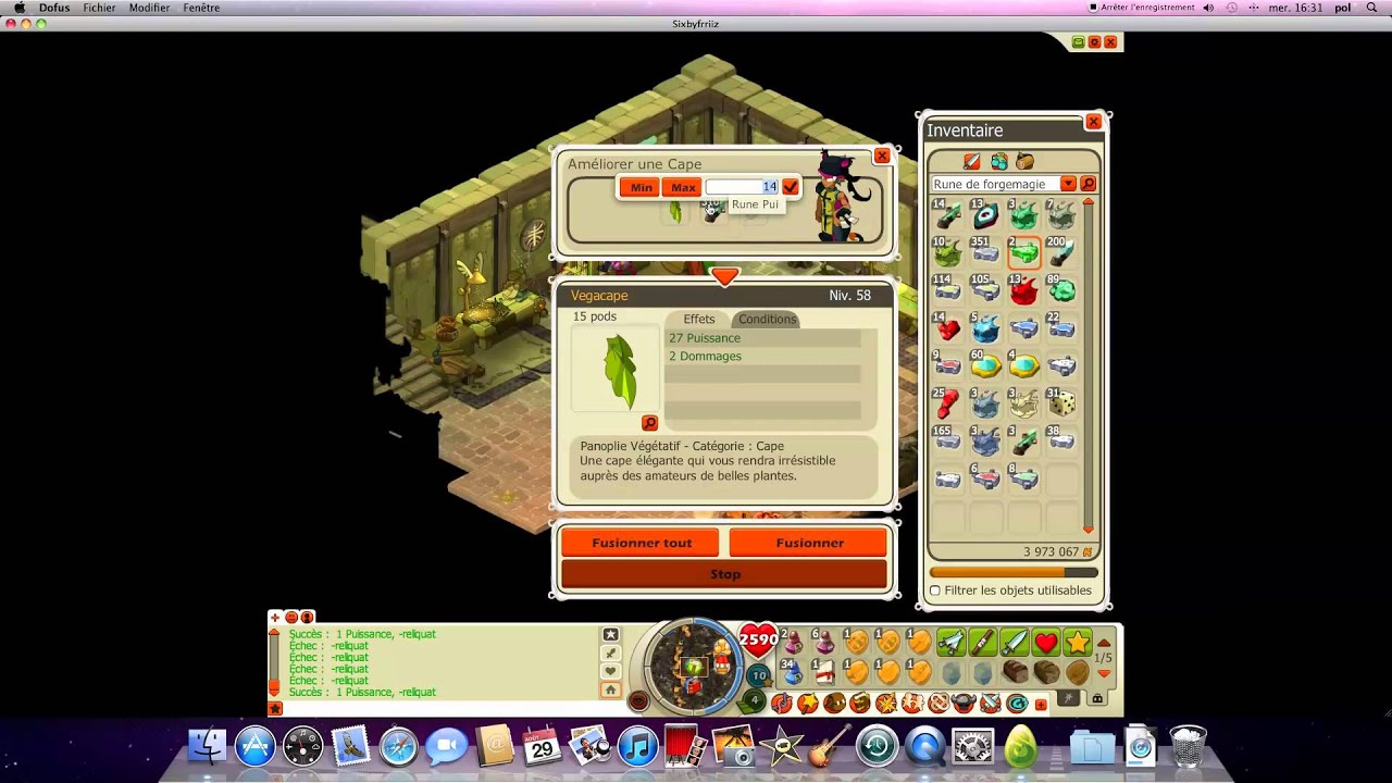 (DOFUS) Technique kamas 1Million / 30 minutes