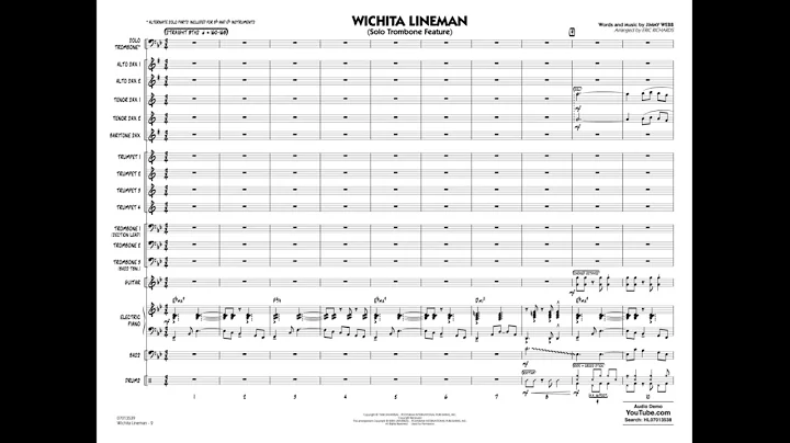 Wichita Lineman by Jimmy Webb/arranged by Eric Ric...