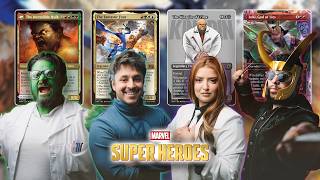 Marvel Super Heroes Commander Gameplay|Fantastic Four vs Incredible Hulk vs Kingpin of Crime vs Loki